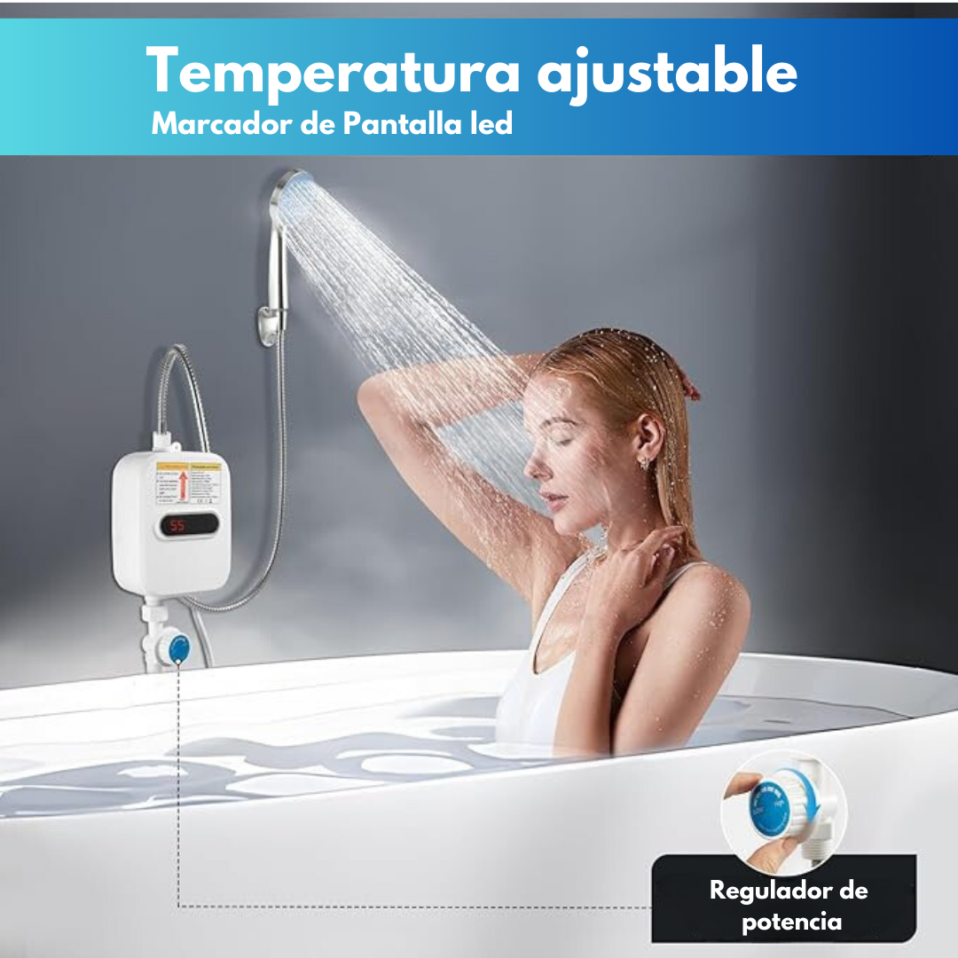 Calentador de agua eléctrico instantáneo de 3500W